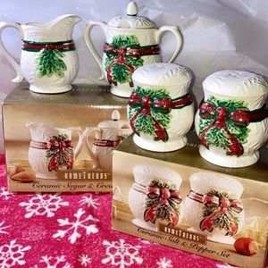 BNIB 5pc HOME TRENDS 🎄CHRISTMAS 🎄 KITCHEN SET 🎄